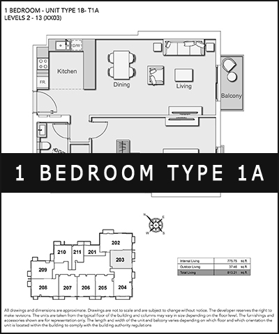Belgravia Heights II - 1 Bedroom Apartment